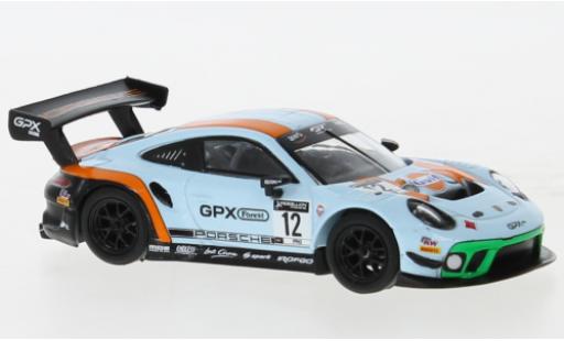 Modelauto Porsche 911 GT3 R No.12 GPX Racing The Diamond 1/64 Spark