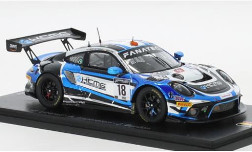 Modelauto Porsche 911 GT3 R No.18 KCMG 24h Spa 2021 1/43 Spark