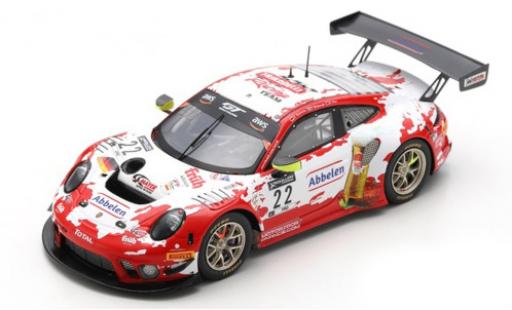 Modelauto Porsche 911 GT3 R (991) No.22 Frikadelli Racing Team 24h Spa 2020 1/43 Spark