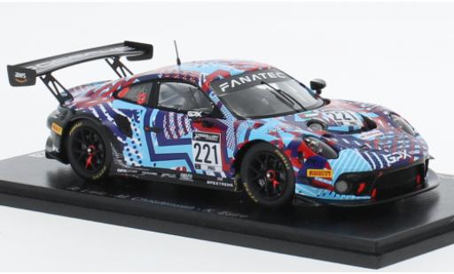 Modelauto Porsche 911 GT3 R No.221 GPX Martini Racing Spa Test Days 2022 1/43 Spark