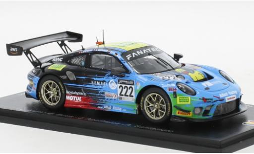 Modelauto Porsche 911 GT3 R No.222 Team Allied Racing 24h Spa 2021 1/43 Spark