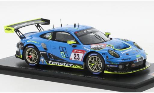 Modelauto Porsche 911 GT3 R No.23 Huber Motorsport 24h Nuerburgring 2021 1/43 Spark