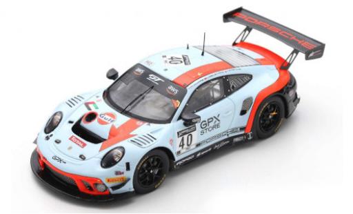 Modelauto Porsche 911 GT3 R (991) No.40 GPX Racing 24h Spa 2020 1/43 Spark