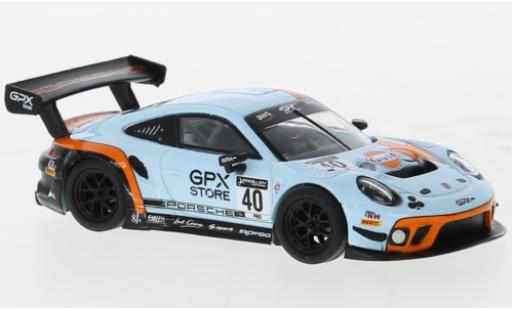 Modelauto Porsche 911 GT3 R No.40 GPX Racing The Club 1/64 Spark