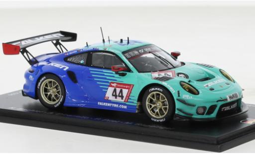 Modelauto Porsche 911 GT3 R No.44 Falken Motorsports Falken 24h N&Atilde;&frac14;rburgring 2022 1/43 Spark