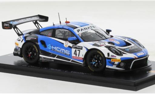 Modelauto Porsche 911 GT3 R No.47 KCMG 24h Spa 2022 1/43 Spark