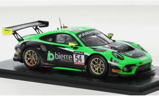 Modelauto Porsche 911 GT3 R No.54 Dinamic Motorsport 24h Spa 2022 1/43 Spark