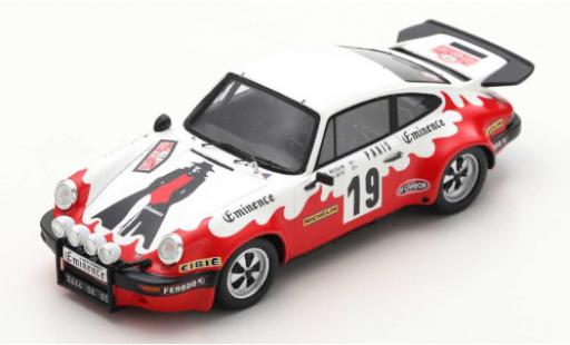Modelauto Porsche 911 Carrera No.19 Rally WM Rally Monte Carlo 1977 1/43 Spark