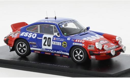 Modelauto Porsche 911 Carrera No.20 Esso Rally WM Rally Monte Carlo 1980 1/43 Spark