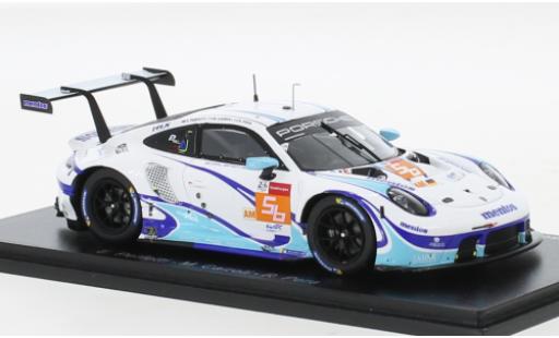 Modelauto Porsche 911 RSR -19 No.56 Team Project 1 24h Le Mans 2021 1/43 Spark