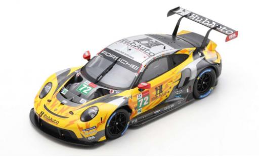 Modelauto Porsche 911 RSR -19 No.72 Hub Auto Racing 24h Le Mans 2021 1/43 Spark