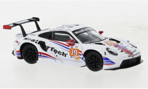 Modelauto Porsche 911 RSR -19 No.79 WeatherTech Racing 24h Le Mans 2022 1/43 Spark