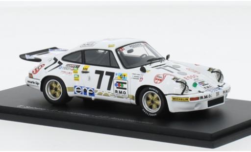 Modelauto Porsche 911 RSR 3.0 No.77 24h Le Mans 1975 1/43 Spark
