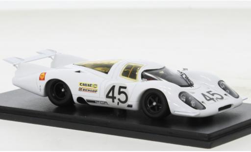 Modelauto Porsche 917 1969 LH RHD No.45 9th Le Mans 1/43 Spark