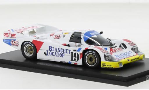 Modelauto Porsche 956 1986 No.19 24h Le Mans 1/43 Spark
