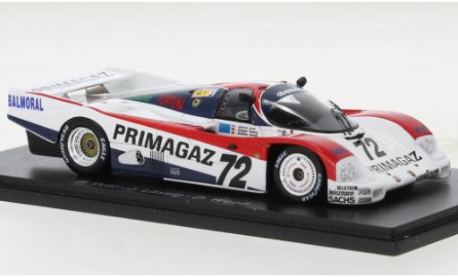 Modelauto Porsche 962 1988 C No.72 24h Le Mans 1/43 Spark