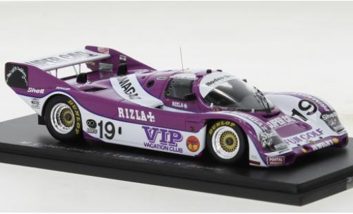 Modelauto Porsche 962 1990 C RHD No.19 24h Le Mans 1/43 Spark