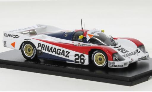 Modelauto Porsche 962 1990 C RHD No.26 Primagaz 24h Le Mans 1/43 Spark
