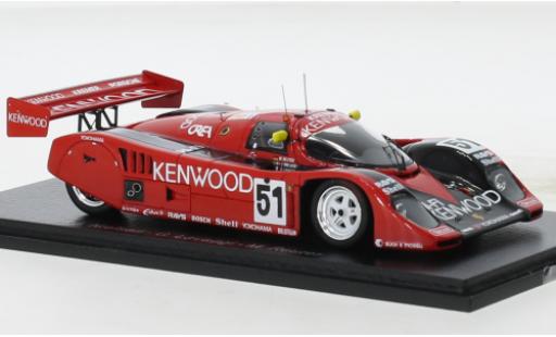 Modelauto Porsche 911 1992 CK 6 RHD No.51 Kremer Racing Kenwood 24h Le Mans 1/43 Spark