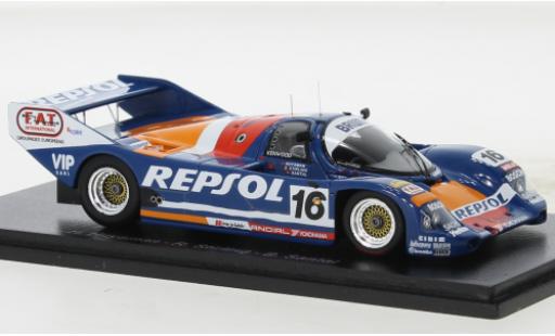 Modelauto Porsche 911 1991 C No.16 Repsol 24h Le Mans 1/43 Spark