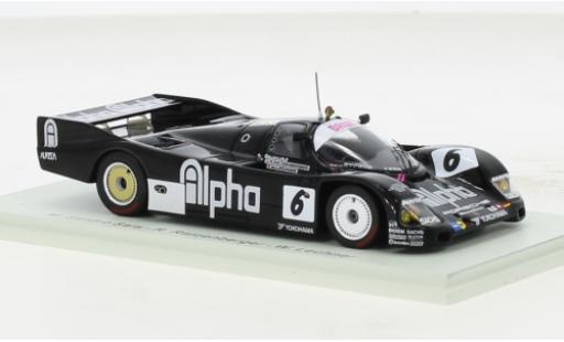 Modelauto Porsche 962 1989 C RHD No.6 Brun Motorsport 24h Le Mans 1/43 Spark