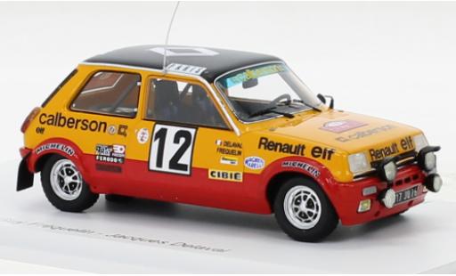 Modelauto Renault 5 Alpine Gr.2 No.12 Calberson Rally WM Rally Monte Carlo 1978 1/43 Spark