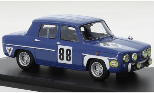 Modelauto Renault 8 Gordini blauw No. 24h Spa 196 1/43 Spark
