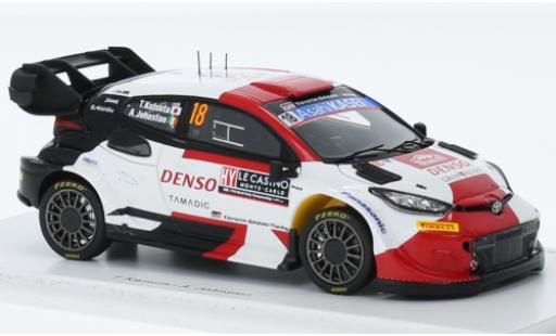 Modelauto Toyota Yaris Rally1 GR hybride No.18 Gazoo Racing WRT Rally WM Rally Monte Carlo 2023 1/43 Spark