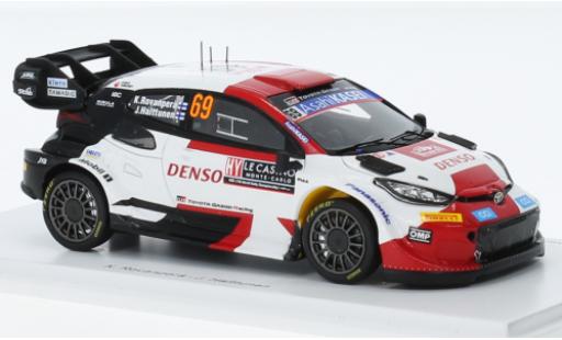 Modelauto Toyota Yaris Rally1 GR hybride No.69 Gazoo Racing WRT Rally WM Rally Monte Carlo 2023 1/43 Spark
