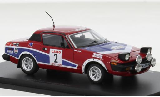 Modelauto Triumph TR7 1978 No.2 Rally Ypres 1/43 Spark