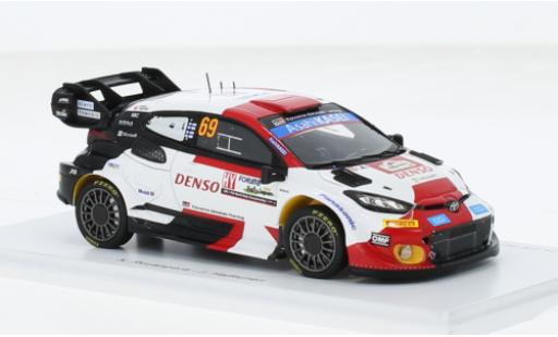 Modelauto Toyota Yaris Rally1 GR Hybrid No.69 Gazoo Racing WRT Rally WM Rally Japan 2023 1/43 Spark