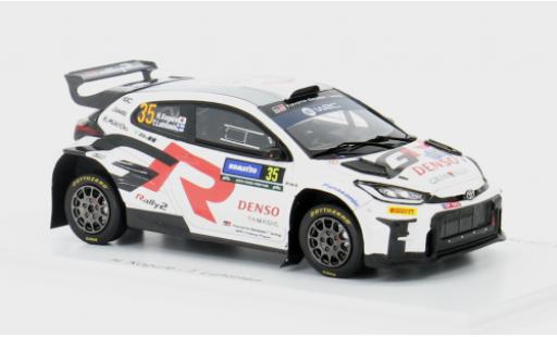 Modelauto Toyota Yaris Rally2 GR No.35 Gazoo Racing RC2 Rally WM Rally Zweden 2024 1/43 Spark