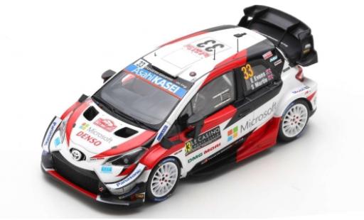 Modelauto Toyota Yaris WRC No.33 Gazoo Racing WRT Microsoft Rally WM Rally Monte Carlo 2020 E.Evans/S.Martin 1/43 Spark