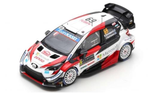 Modelauto Toyota Yaris WRC No.69 Gazoo Racing WRT Microsoft Rally WM Rally Monte Carlo 2020 K.Rovanper&Atilde;&curren;/J.Halttunen 1/43 Spark