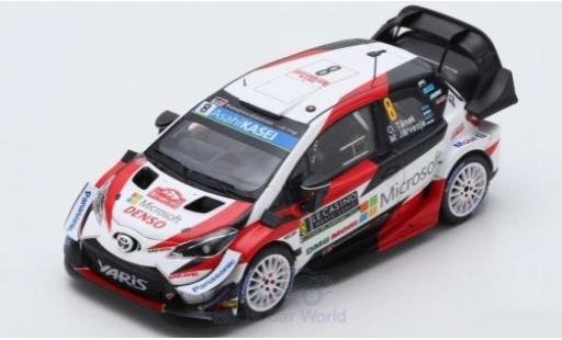 Modelauto Toyota Yaris WRC No.8 Gazoo Racing WRT Rally WM Rally Monte Carlo 2019 O.T&Atilde;&curren;nak/M.J&Atilde;&curren;rveoja 1/43 Spark