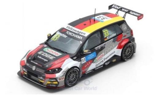 Modelauto Volkswagen Golf TCR GTI No.14 Sebastien Loeb Racing WTCR N&Atilde;&frac14;rburgring 2019 J.Kristoffersson 1/43 Spark