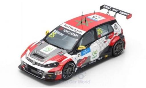 Modelauto Volkswagen Golf TCR GTI No.25 Sebastien Loeb Racing WTCR Zandvoort 2019 M.Bennani 1/43 Spark