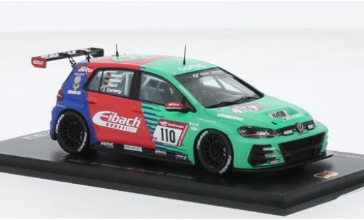 Modelauto Volkswagen Golf TCR VII DSG No.110 Max Kruse Racing 24h N&Atilde;&frac14;rburgring 2023 1/43 Spark