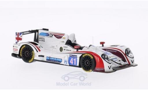 Modelauto Zytek Z11SN Base -Nissan No.41 Greaves Motorsport 24h Le Mans 2014 M.Munemann/A.Latif/J.Winslow 1/43 Spark