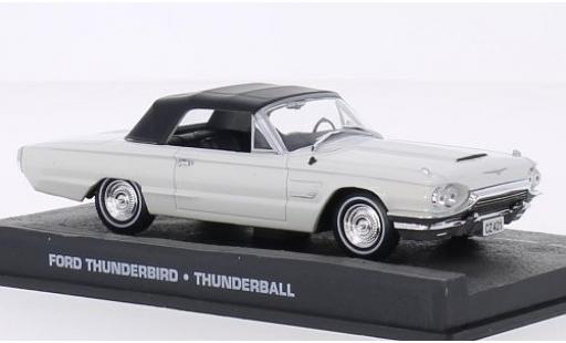 Modelauto Ford Thunderbird Flair Bird wit James Bond 007 1965 boule de feu sans figurine sans Vitrine 1/43 SpecialC