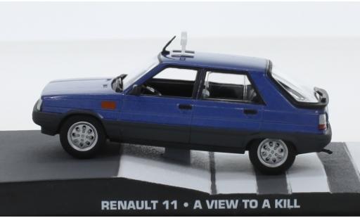 Modelauto Renault 11 Base metallic blauw James Bond 007 A View To A Kill zonder Vitrine 1/43 SpecialC