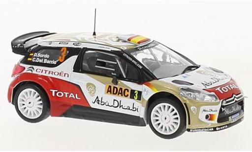Modelauto DS Automobiles DS3 WRC Citroen No.3 Rally WM Rally Duitsland 2013 D.Sordo/C.Del Barrio sans Vitrine 1/43 SpecialC