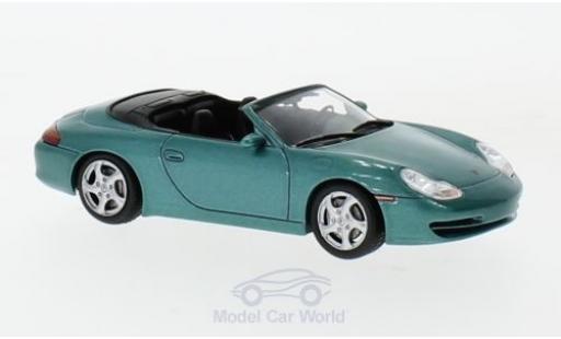 Modelauto Porsche 911 SC Carrera Cabriolet metallic groen 1999 911 Collection 1/43 SpecialC