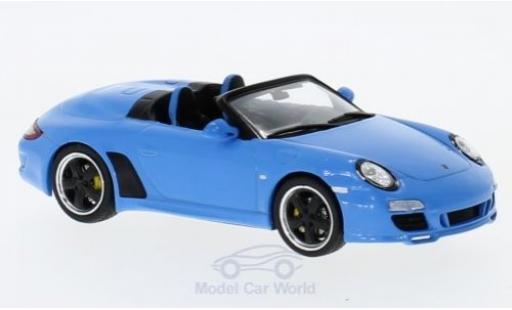 Modelauto Porsche 911 Speedster blauw 2010 911 Collection 1/43 SpecialC
