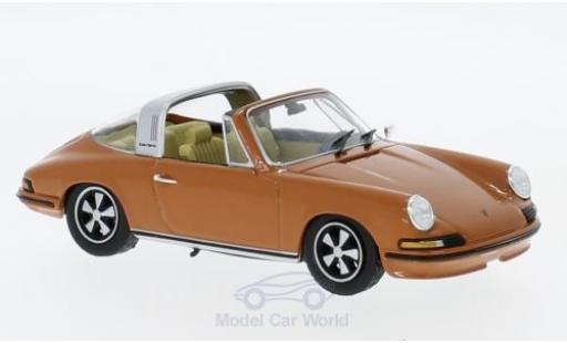 Modelauto Porsche 911 Targa oranje 1973 Collection 1/43 SpecialC