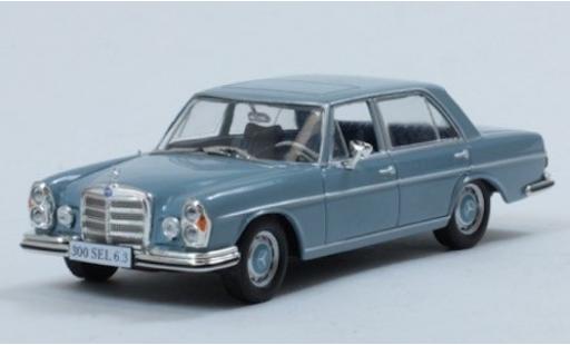 Modelauto Mercedes 300 6.3 SEL blauw 1969 zonder Vitrine 1/43 SpecialC