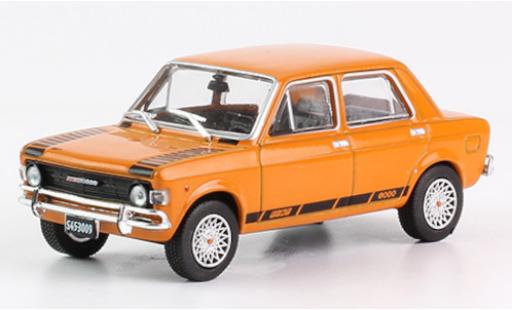 Modelauto Fiat 128 TV oranje/zwart 1971 1/43 SpecialC
