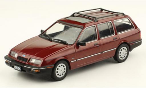 Modelauto Ford Sierra Turnier Ghia rood 1988 1/43 SpecialC
