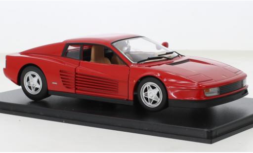 Modelauto Ferrari Testarossa Coupe rood 1984 1/24 SpecialC