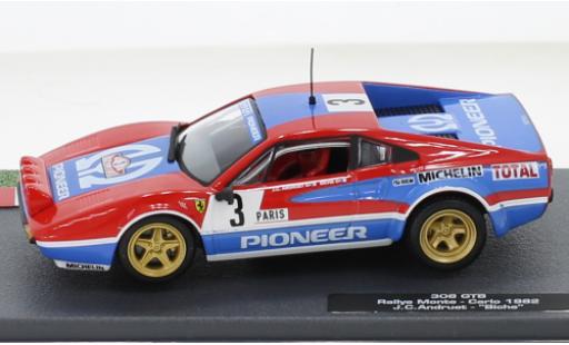 Modelauto Ferrari 308 GTB No.3 Rally WM Rally Monte Carlo 1982 1/43 SpecialC